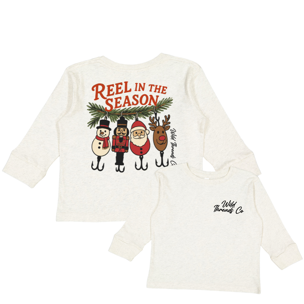 Reel In The Season Long Sleeve Toddler Tee