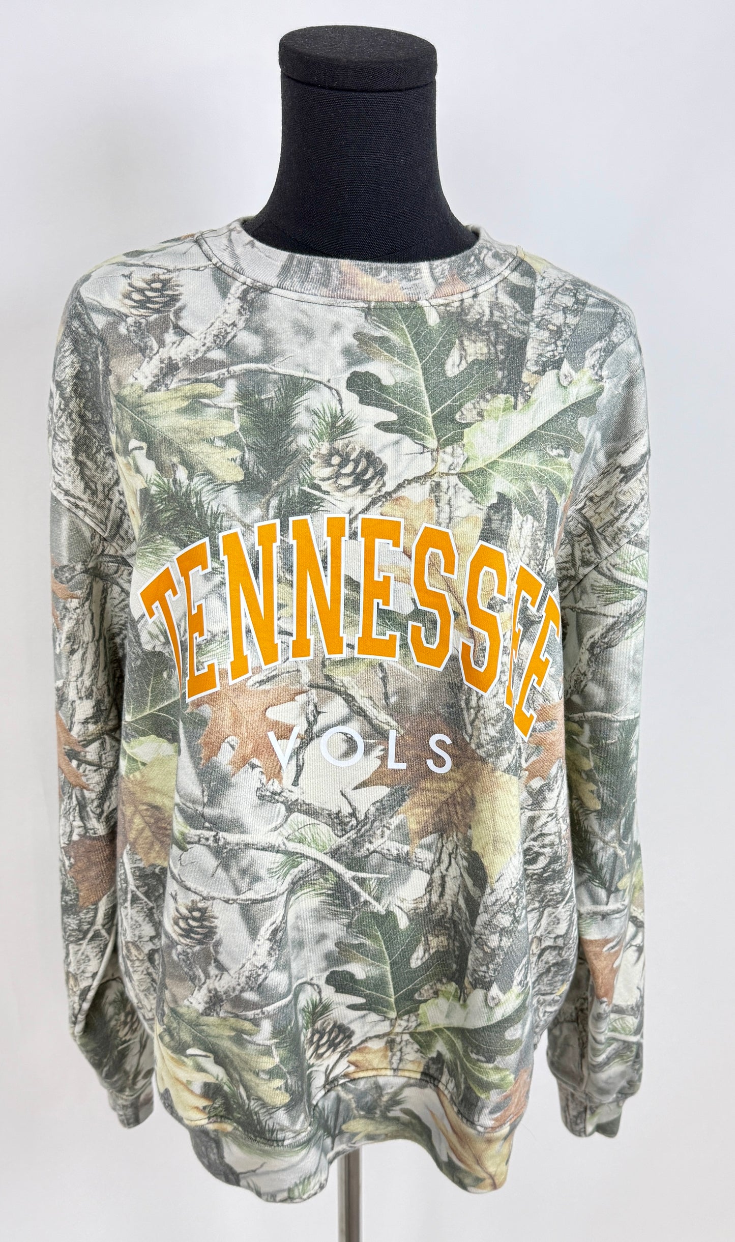 Camo Oversize Tennessee Vols Sweatshirt