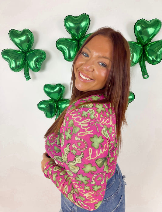 Lucky Charm Mesh Top