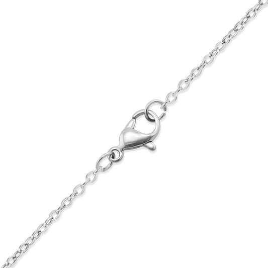 Stainless Steel Mini Circle Necklace