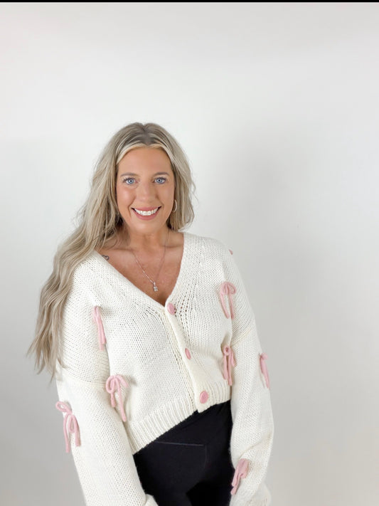 Bow Cardigan