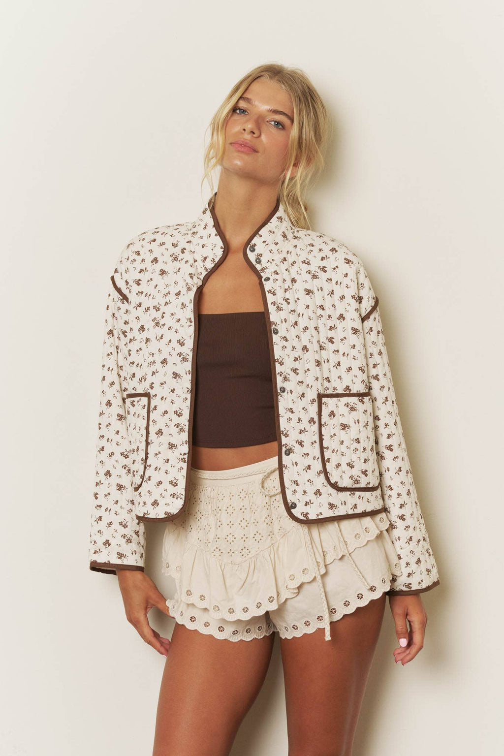 Hello Fall Floral Jacket