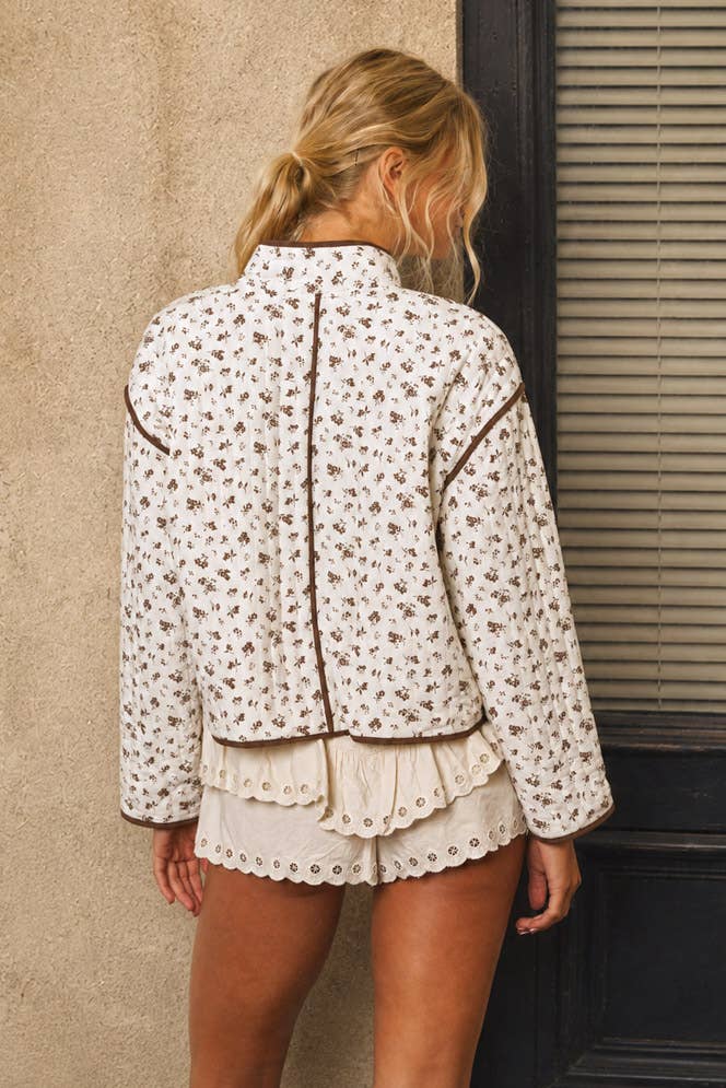 Hello Fall Floral Jacket