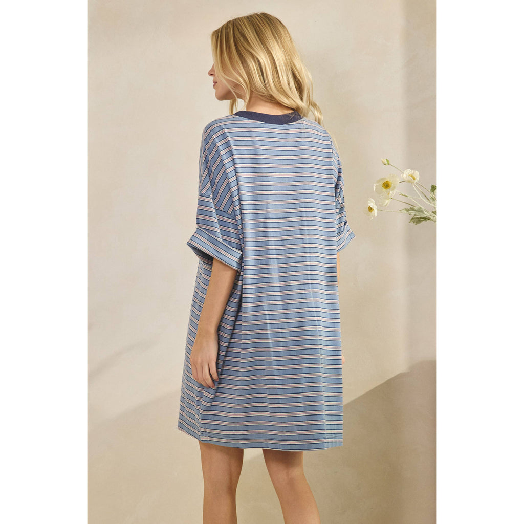Everyday Stripe T-shirt Dress