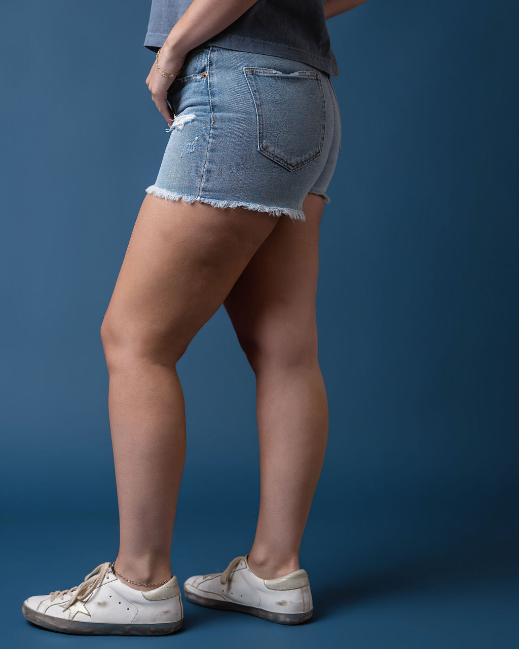 High Rise Mom Short