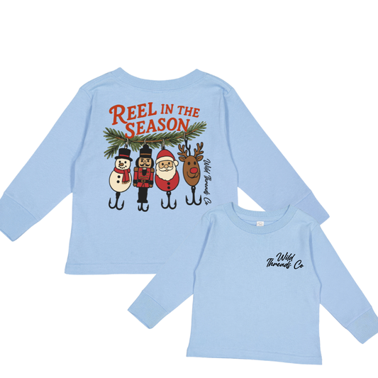 Reel In The Season Long Sleeve Toddler Tee