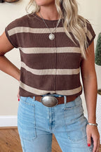 Mulberry Stripe Sweater