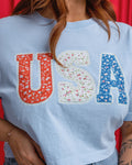 USA Crop Tee