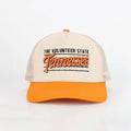 Vintage Volunteer Hat - Orange & White