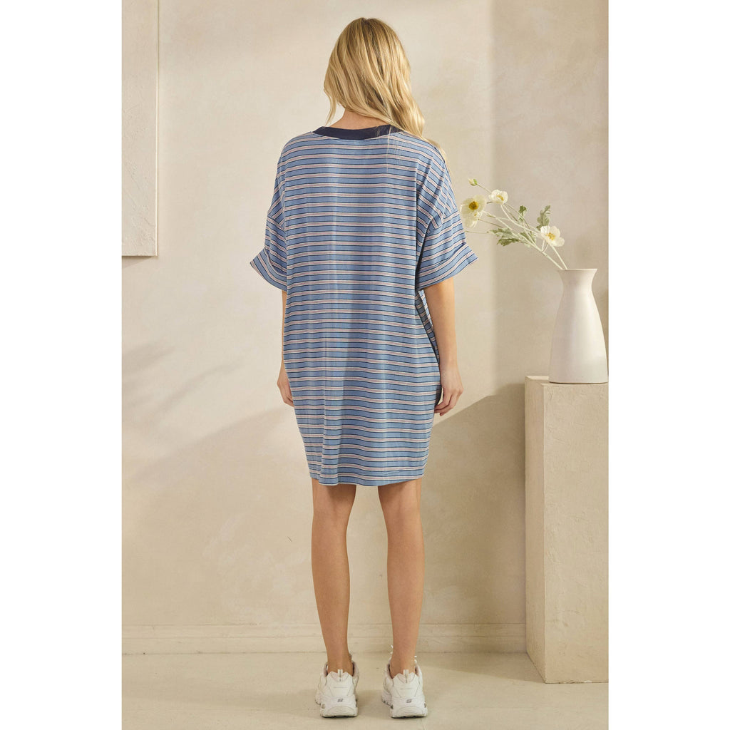 Everyday Stripe T-shirt Dress