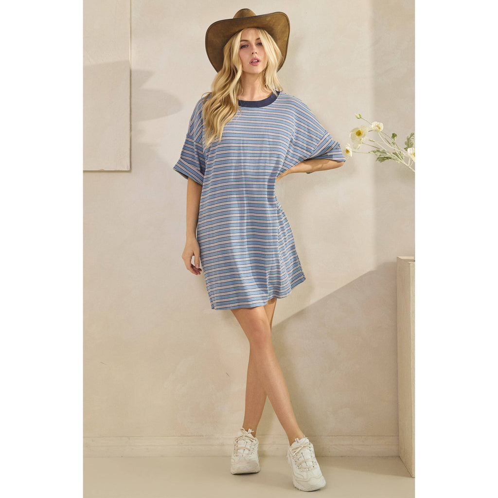 Everyday Stripe T-shirt Dress