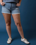 High Rise Mom Short