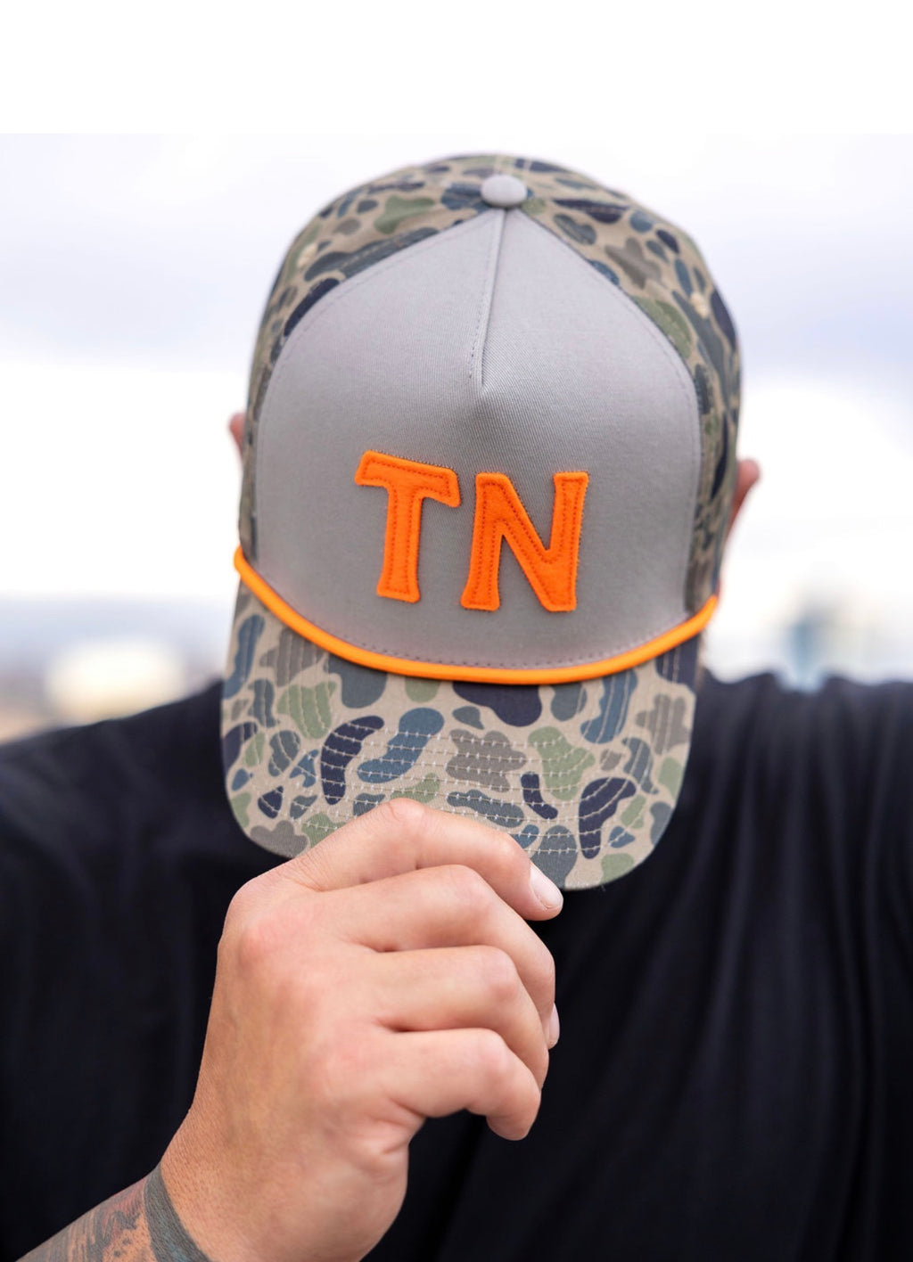 TN Hat - Camo Smokey Gray