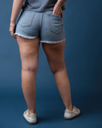 High Rise Mom Short