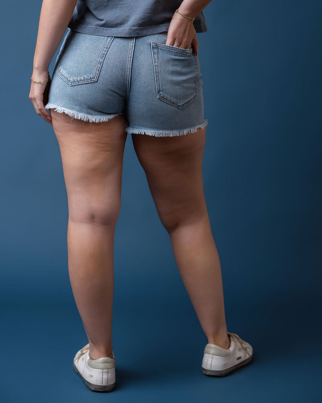 High Rise Mom Short