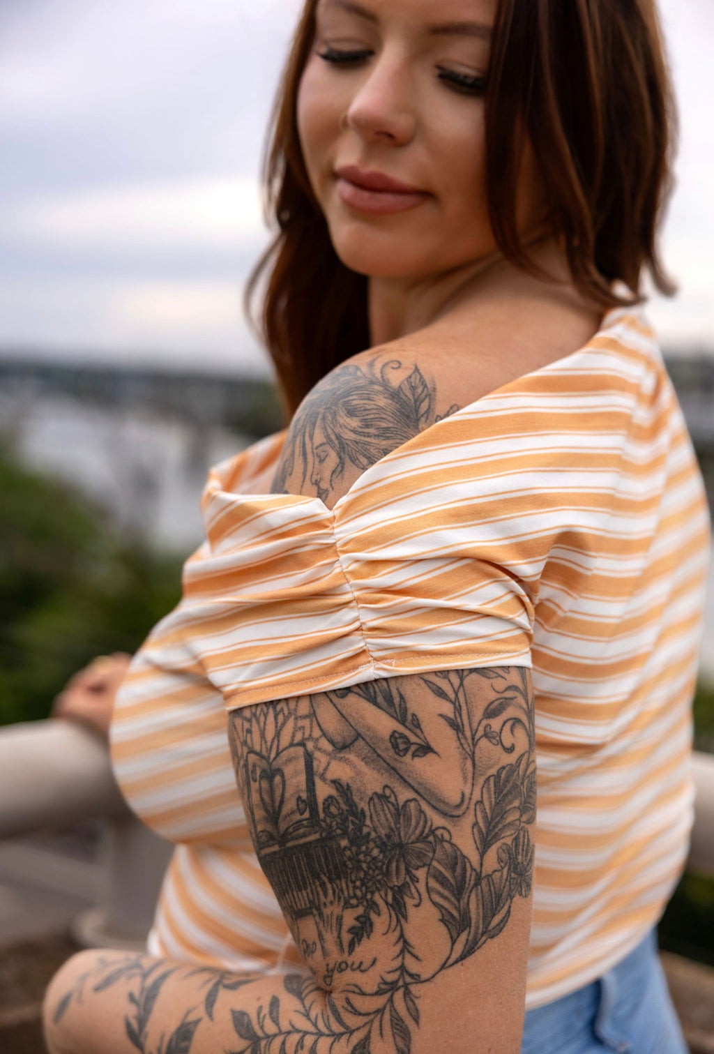 Rocky Top Stripe Top