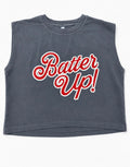 Batter Up Muscle Tee-red