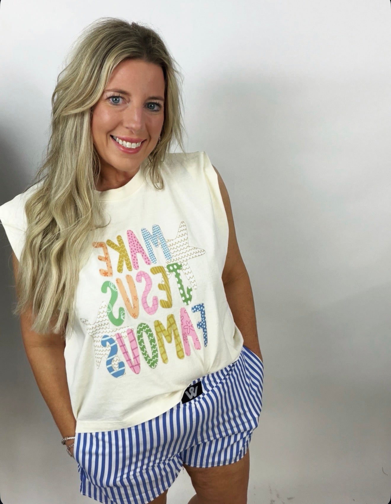 Make Jesus Famous Muscle Tee