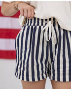 Red, White & Cute Shorts