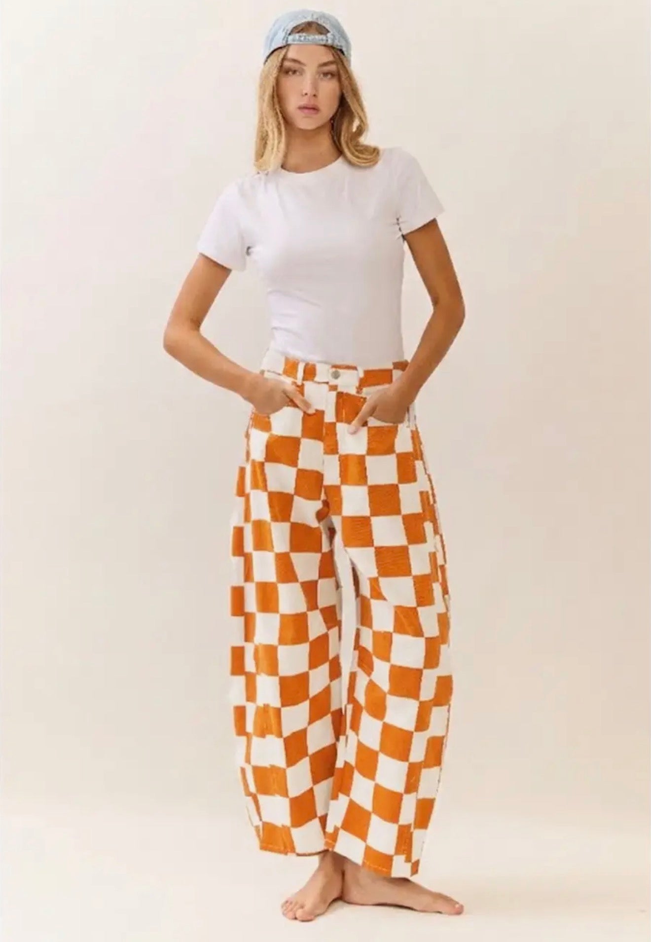 Big Orange Barrel Pants