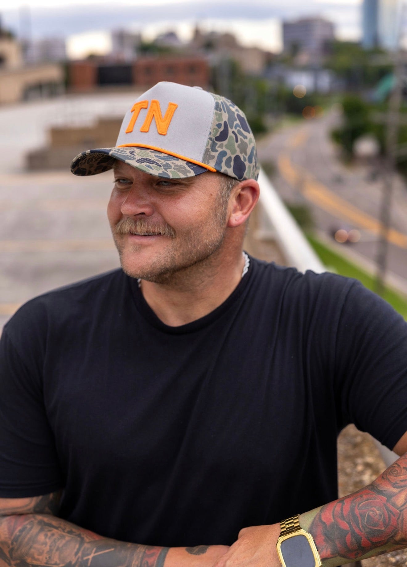 TN Hat - Camo Smokey Gray