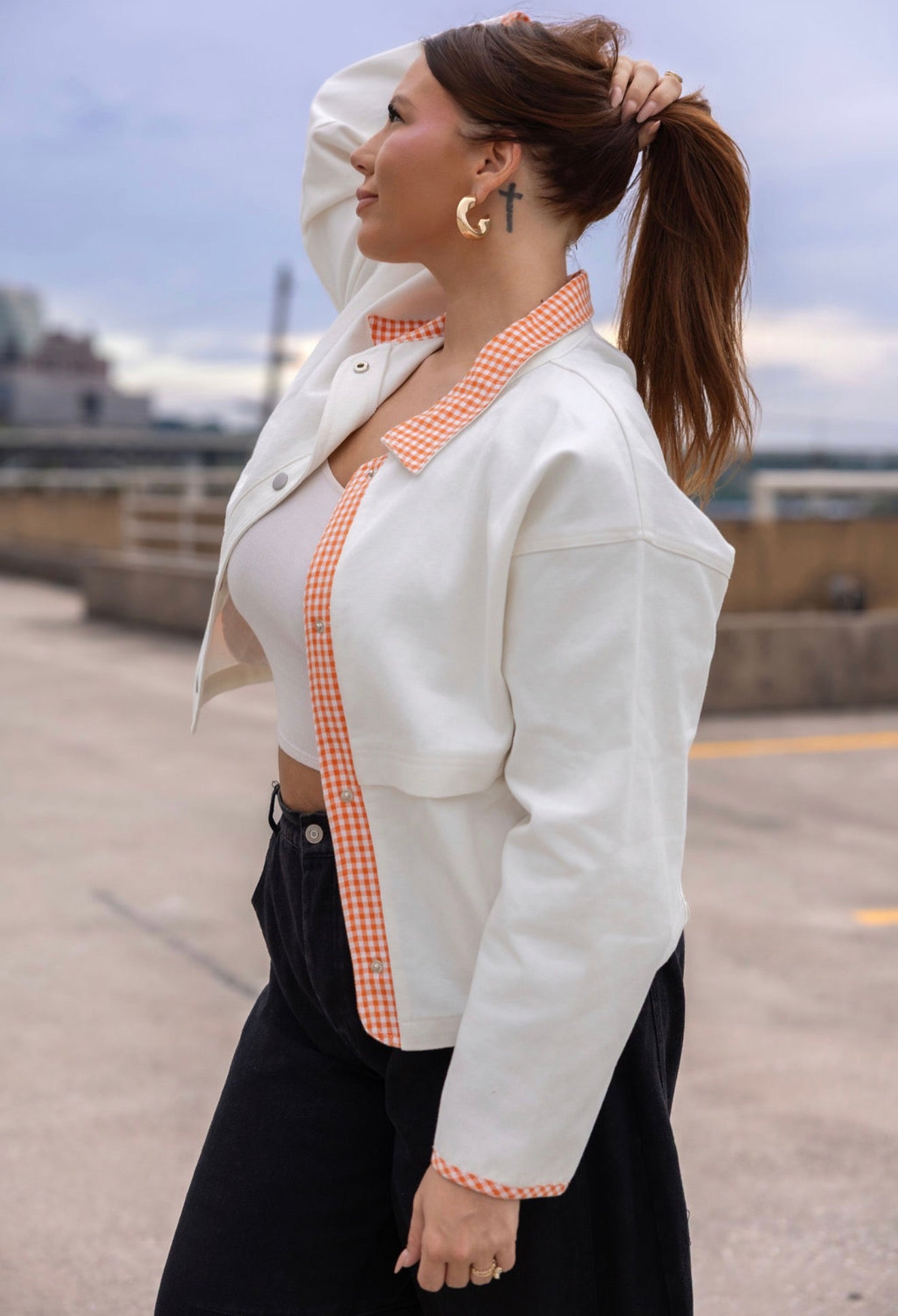 Checkerboard Charm Jacket
