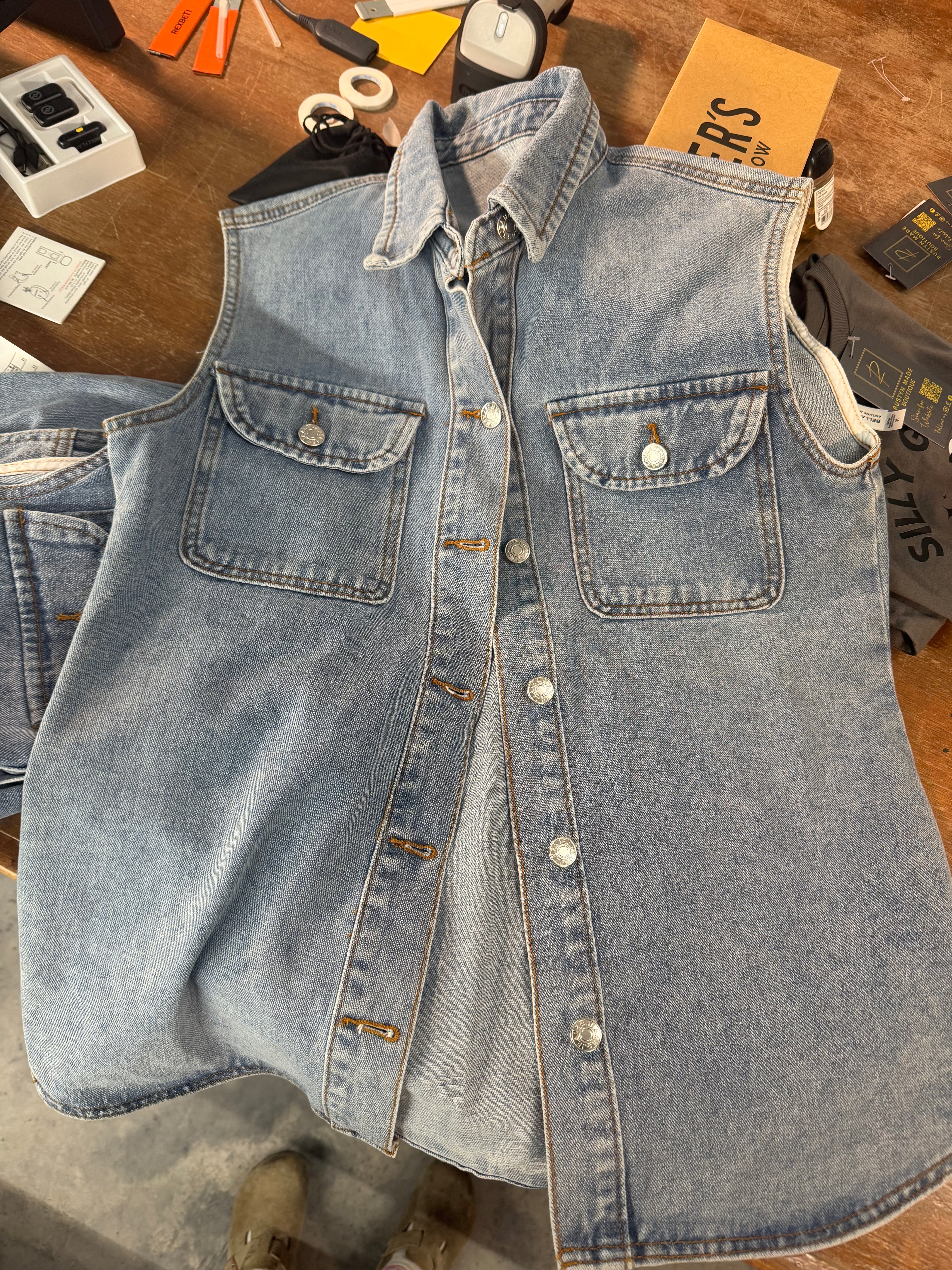 Denim Top