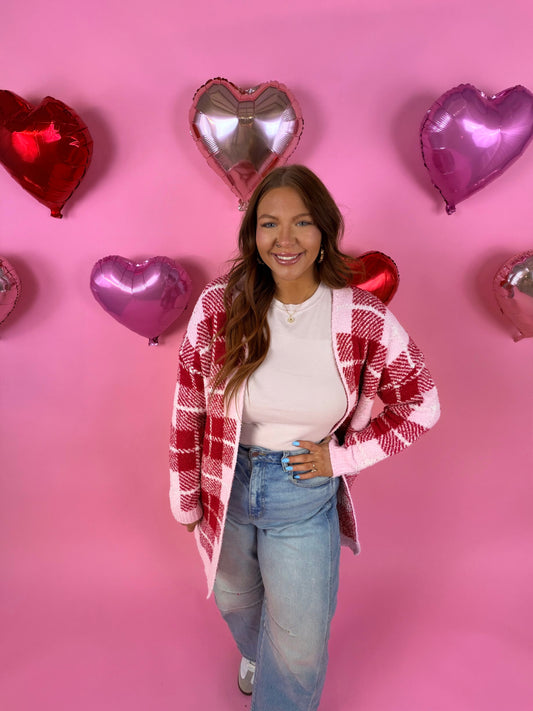 Valentines Cloud Cardigain