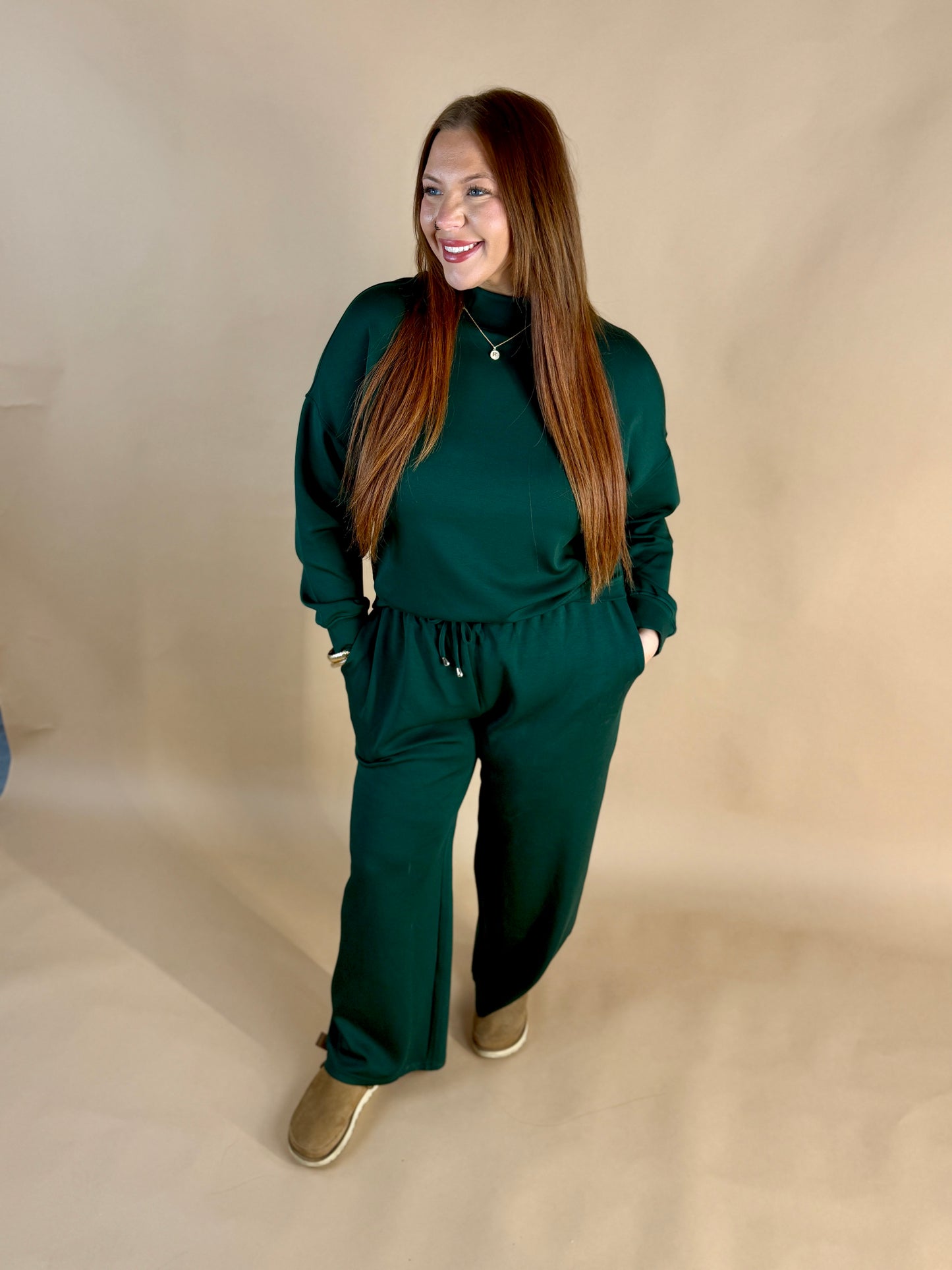 Women's Green Lounge Set from Cozy Company