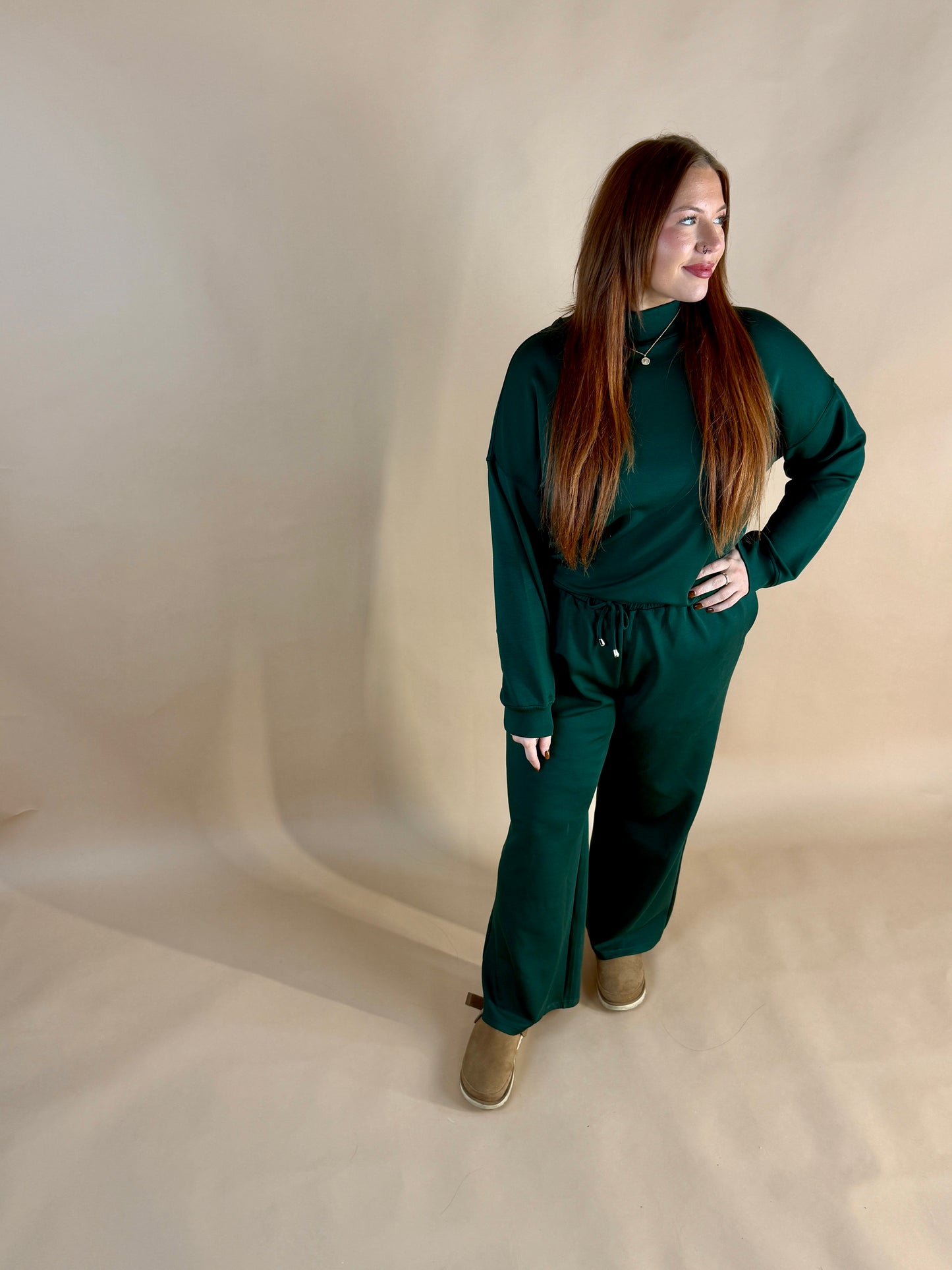 Women's Green Lounge Set from Cozy Company