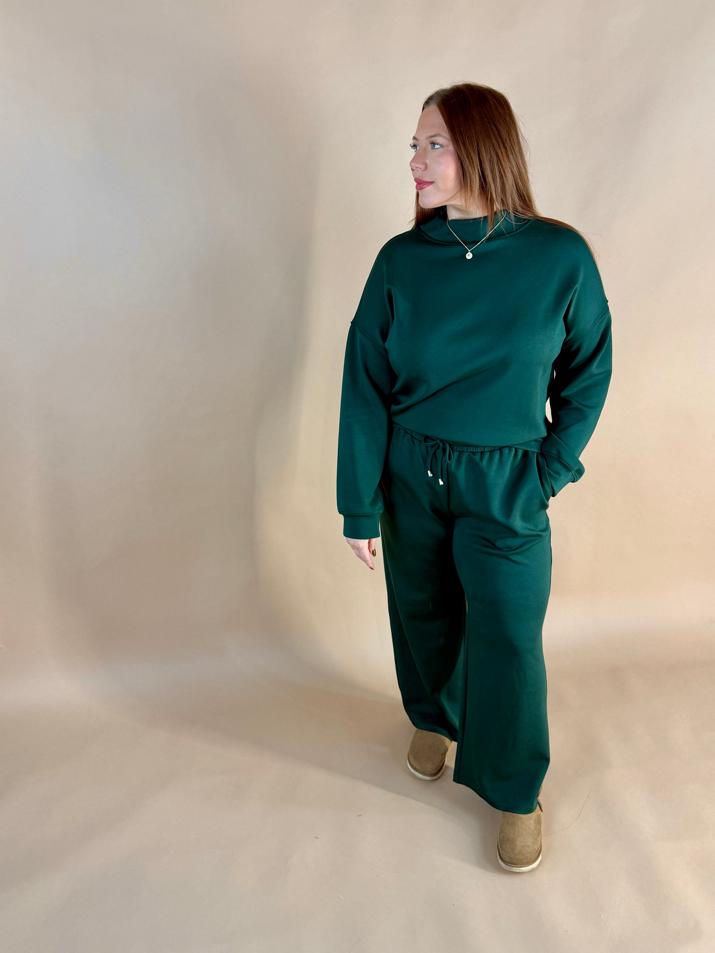 Women's Green Lounge Set from Cozy Company