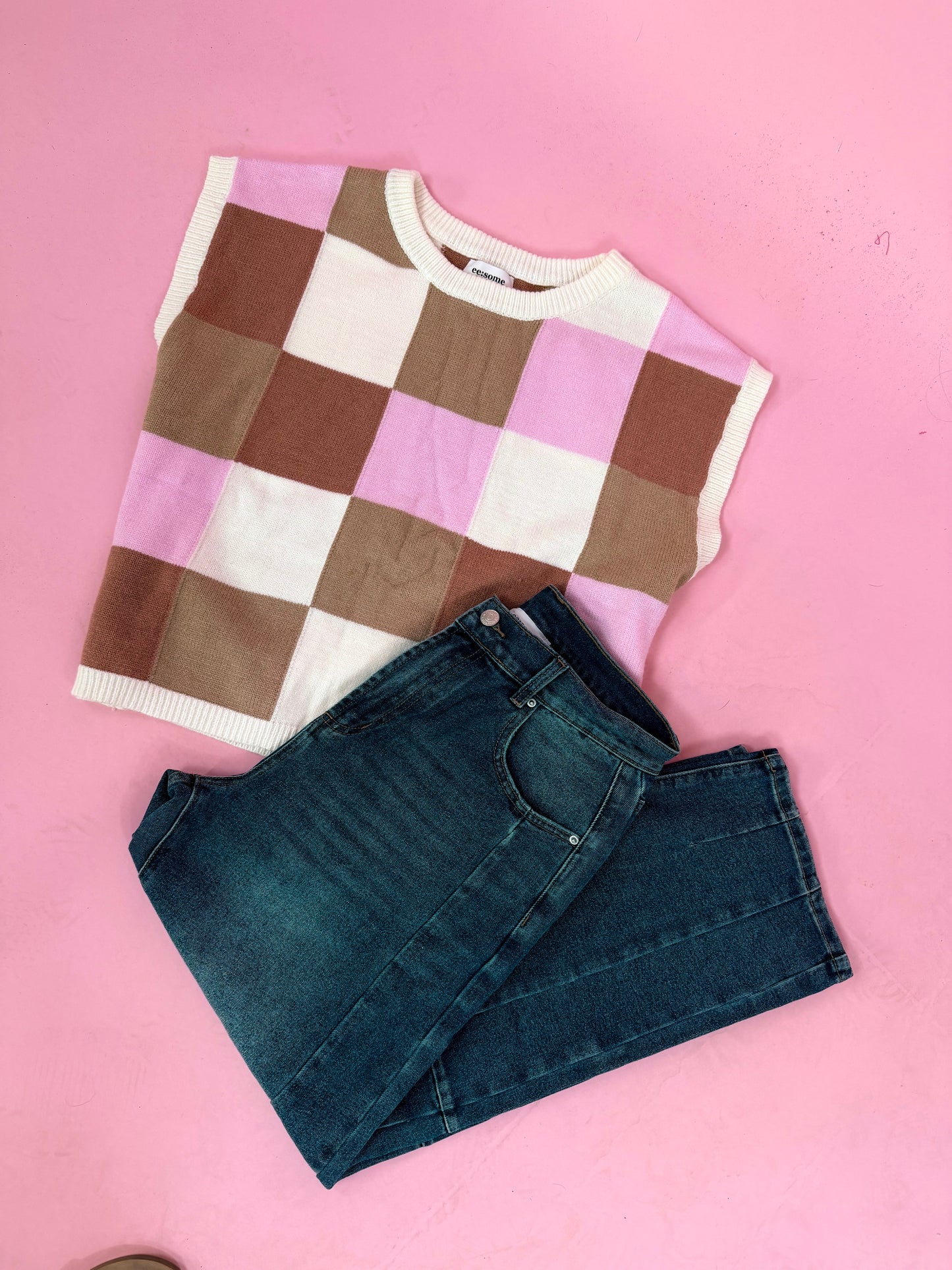 Neapolitan Check Sweater Vest