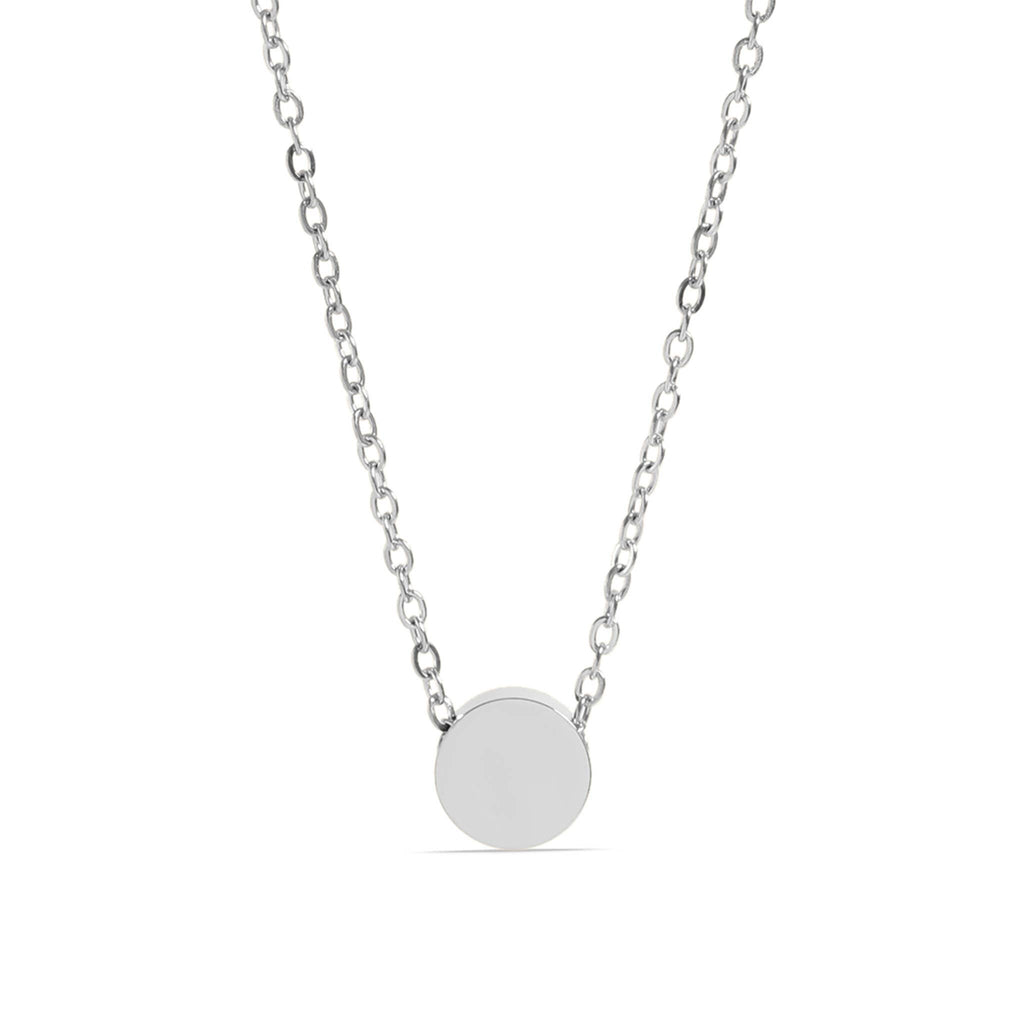 Stainless Steel Mini Circle Necklace