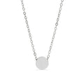 Stainless Steel Mini Circle Necklace