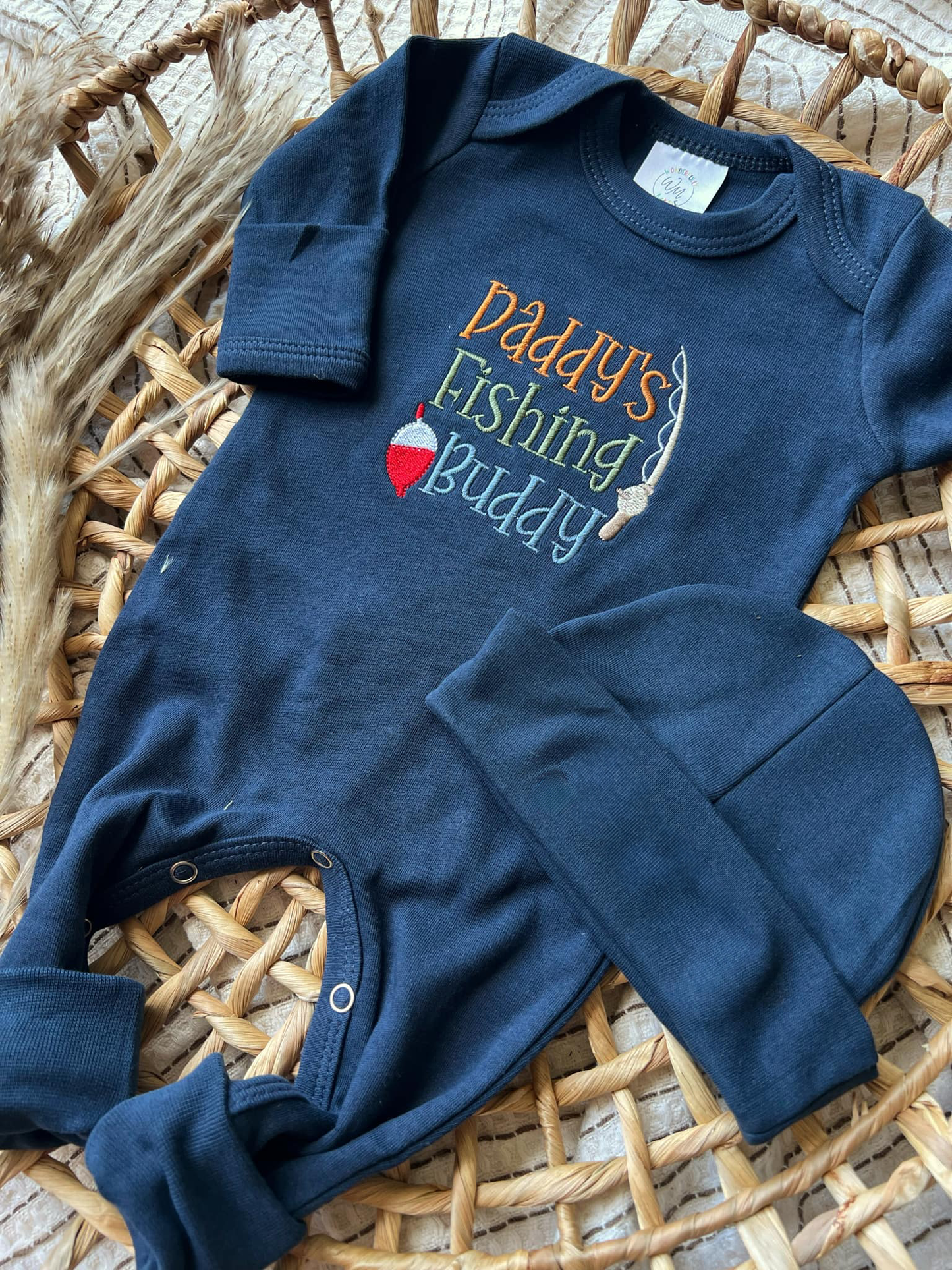 Baby Boy Romper | Daddy's Fishing Buddy