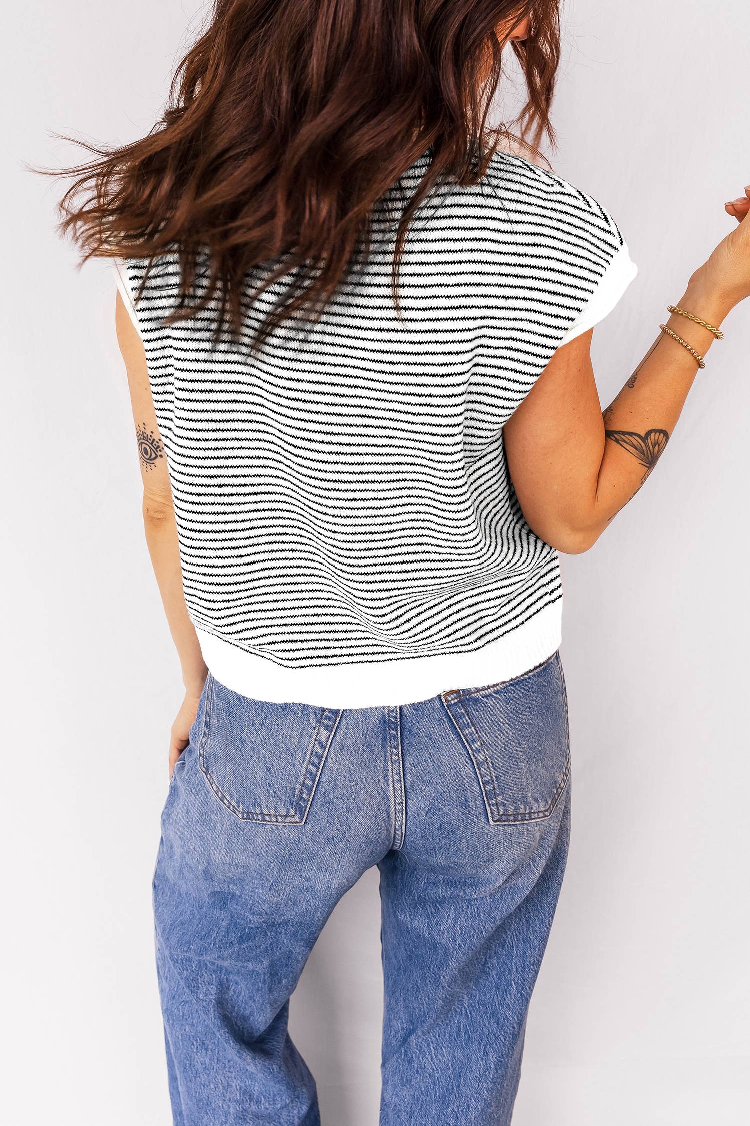Striped Knit Top