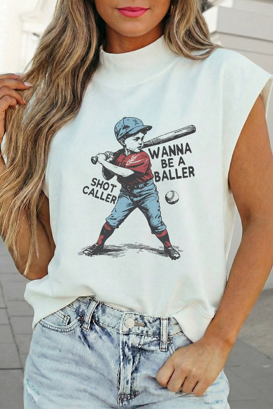 Game Day Graphic Mock Neck