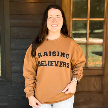 Raising Believers Pecan Graphic Sweatshirt
